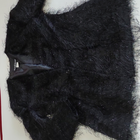 Russell Kemp Black Eyelash Fringe Jacket - Picture 5 of 7